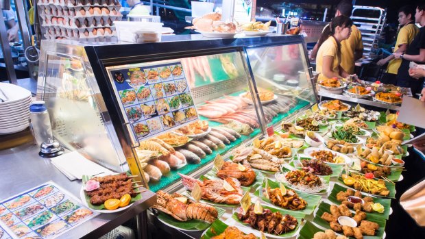 Hawker food can be found across Singapore and offers delicious cuisine. 
