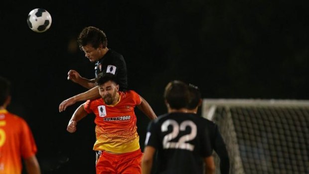 Men in black: Brisbane Roar made light work of their FFA Cup clash with Stirling Lions.