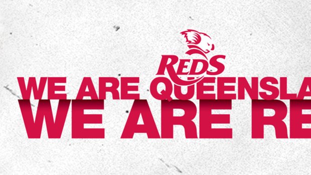 Queensland Reds "We Are Red" campaign logo.