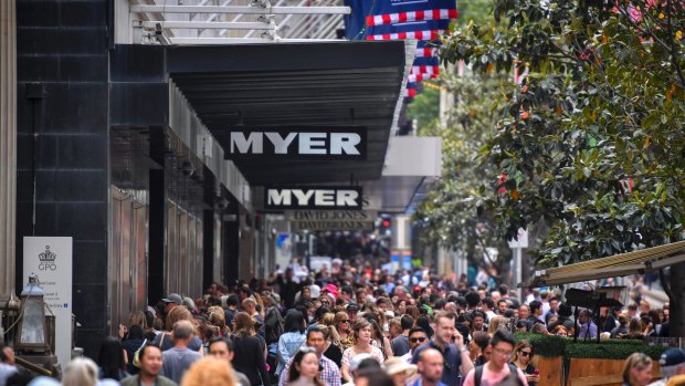 Melbourne's Bourke Street Mall was 17th in the world. 