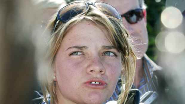 Beaten ... Australian solo sailor Jessica Watson.