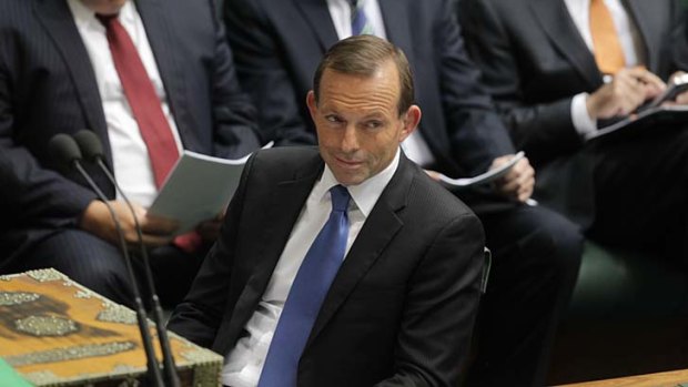 Tony Abbott ... the Opposition Leader's relentless travel across the country was a costly exercise.