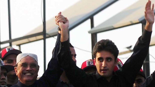Pakistan: Bilawal Bhutto (right) is the son of Pakistan's President Asif Ali Zardari (left) and assassinated former premier Benazir Bhutto.