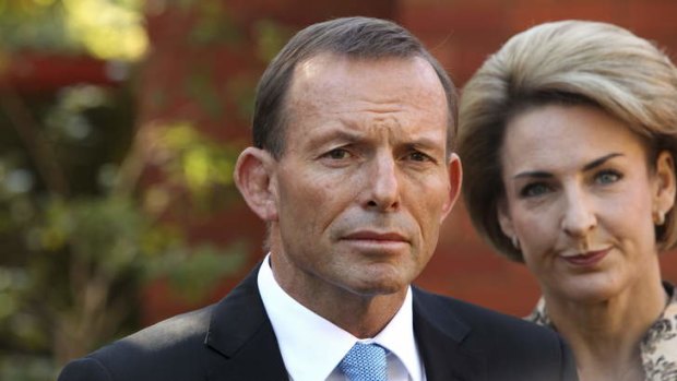 Prime Minister-elect Tony Abbott pictured in May last year with WA Senator Michaelia Cash.