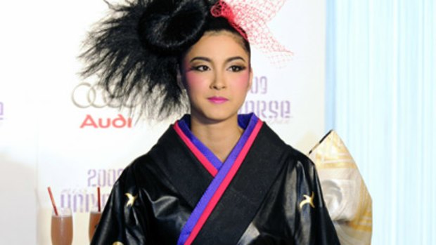 Too hot... Japan's Miss Universe finalist, Emiri Miyasaka.