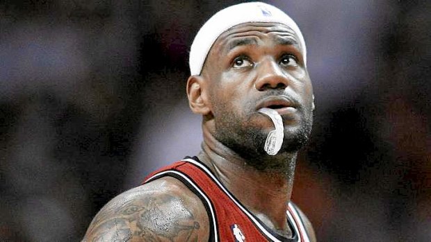 Reigning MVP in the NBA, LeBron James of the Miami Heat. More and more Australians are accessing live NBA games via the organisation's official website.