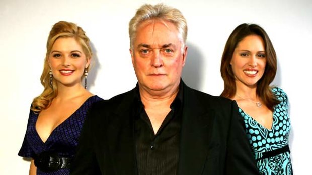 Rob Guest and Wicked costars Lucy Durack and Amanda Harrison.