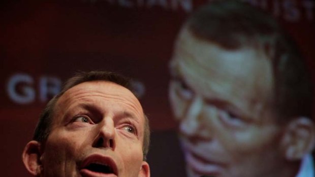 May have overlooked the finer details ... Opposition Leader Tony Abbott.