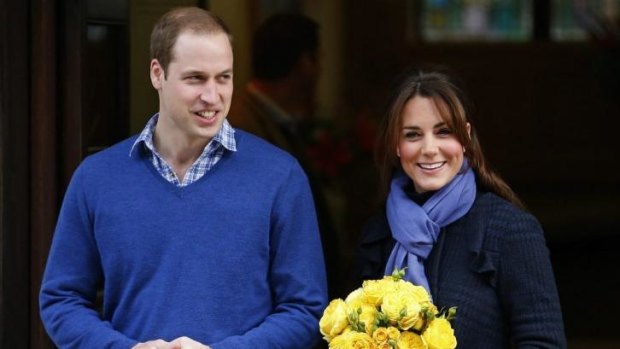 Looking the part: William and Kate are expected in Australia in April.