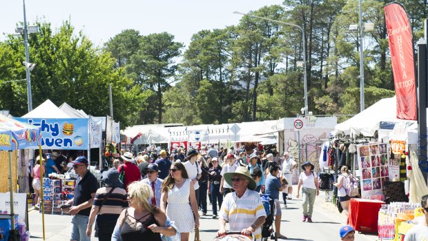Crowds are up at this year's Canberra Show, say the organisers.