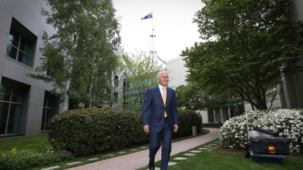 Prime Minister Malcolm Turnbull at Parliament House on Tuesday.