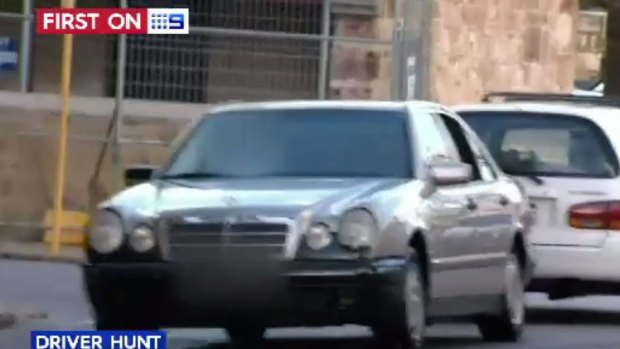 The car allegedly involved in the hit and run was driver erratically around Fremantle after the incident. 