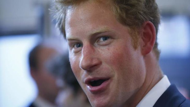 Royal tour: Prince Harry will hit Sydney on Saturday.