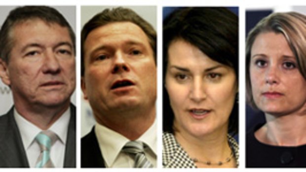 Who's the tops?... voters were asked to choose Della Bosca, Rees, Keneally, Tebbutt, Robertson or Sartor.