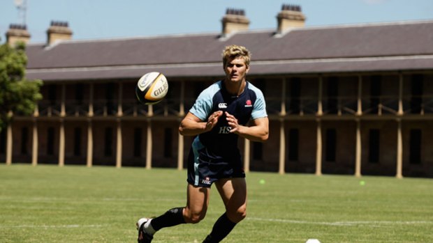 Pressure on ... Berrick Barnes is set to lead the NSW attack from no.10.