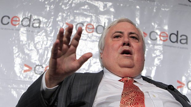 Mining magnate Clive Palmer.