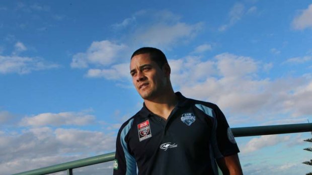 Hayne back in the frame ... Jarryd Hayne is happy to be back in the Blues for Origin II, after being sensationally left out of the Origin I game, which Queensland won.