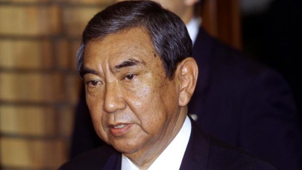 Former Japanese foreign minister Yohei Kono, in 2000.