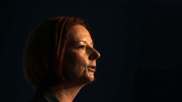 Much-needed boost ... Prime Minister Julia Gillard.