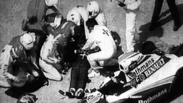 Fatal crash: Strict safety regulations were implemented following the Imola track tragedies of Brazil's Ayrton Senna and Austria's Roland Ratzenberger.