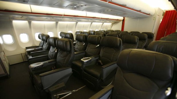 Jestar's A330-200 business class.
