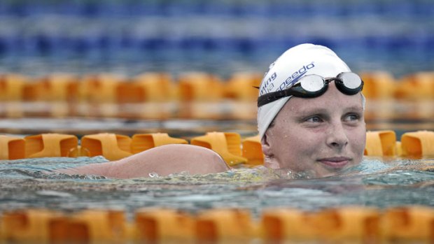 Guiding lights: Veterans Leisel Jones and Geoff Huegill are showing the way for Australia's young swimmers.