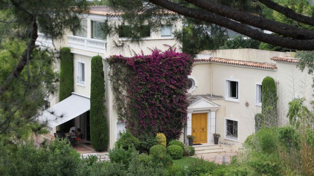 Alleged spoils of office: The "Villa fontaine Saint-Georges" in Cannes, allegedly given as a bribe to Bo. He denies knowing about it.
