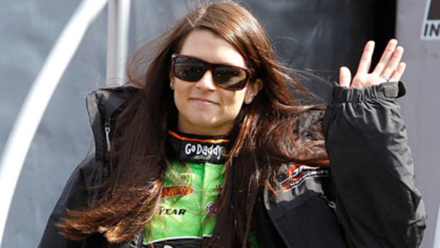 Danica Patrick at a NASCAR event in February.