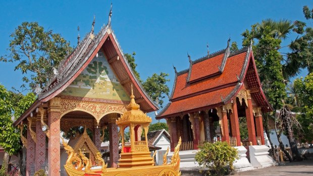 One of the many chapels of the temple in Luang Prabang.