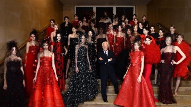 Giorgio Armani July Haute Couture show Paris 2014