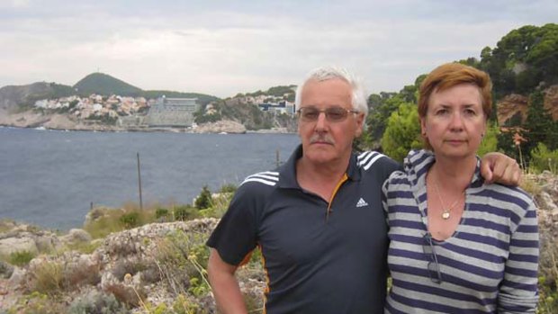 'We can’t stop and we’re not going to stop' ... Dale and Elke Lapthorne have returned to Croatia.