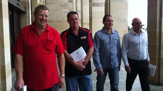 WA hostel sex abuse victim Todd Jefferis (second from right) has welcomed the announcement of a national Royal Commission into abuse.