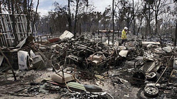 A total of 38 houses were destroyed by the fire in Toodyay.