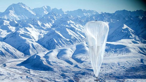 Free internet: Project Loon sails through the stratosphere.