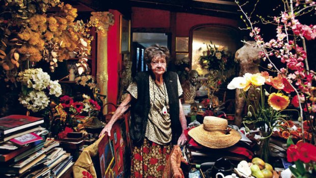 Margaret Olley in her Paddington home.