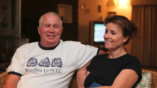 Senior Zimbabwean MDC opposition official Roy Bennett, left, and his wife Heather, in Mutare Zimbabwe in 2009.