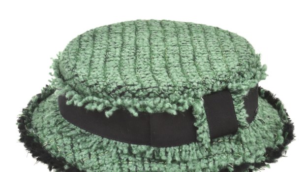 Mint Chanel: hat from Leonard Joel