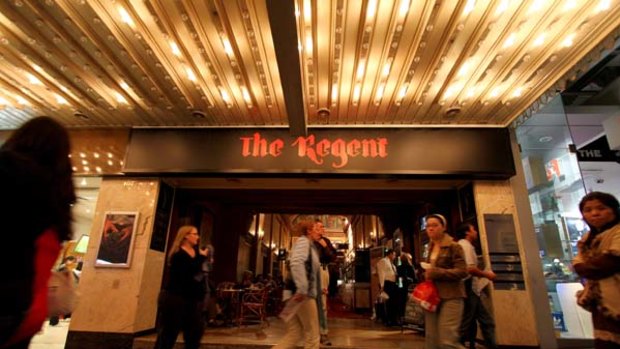 Closing down ... Brisbane's Regent Theatre.