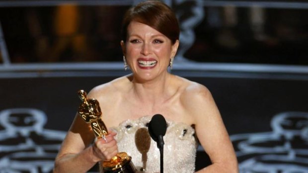 Julianne Moore won best actress for <i>Still Alice</i>.