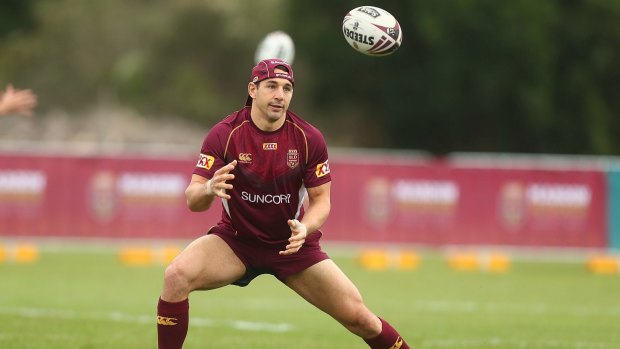 A target: Billy Slater's confidence in defence is set to be tested.