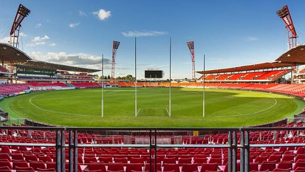 The AFL invested heavily in the impressive Skoda Stadium, GWS Giants' home ground.