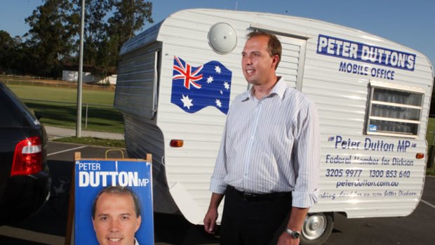 Peter Dutton, touted as a future Liberal leader, is looking for a new seat to contest.
