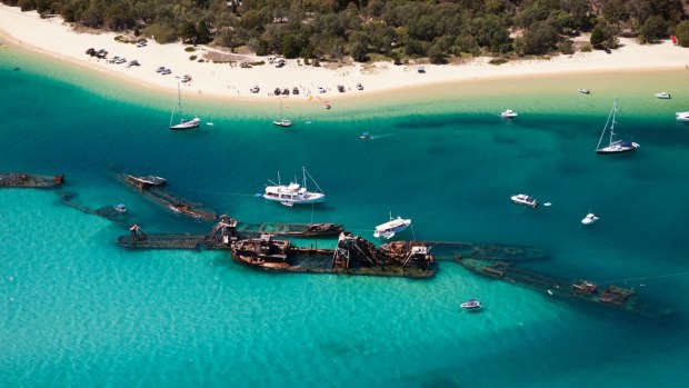 Tangalooma Wrecks, Moreton Island, Brisbane,