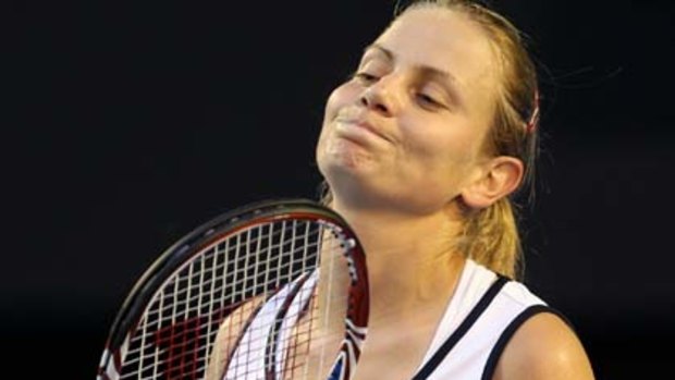 It was a tough night for Jelena Dokic.