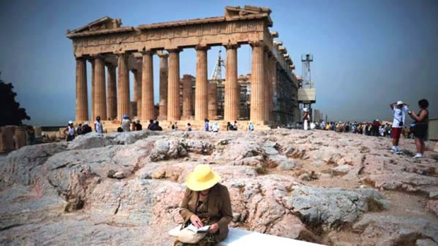 Modern antique ... the Acropolis in Athens.