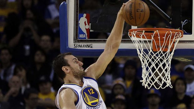 Golden State Warriors centre Andrew Bogut enjoyed a productive outing against the LA Clippers.