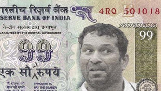 Funny money ... the Sachin note.