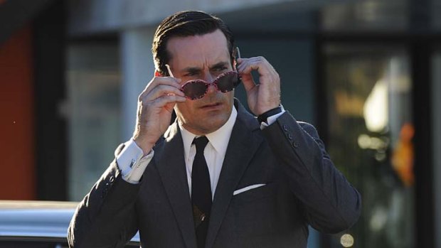 Mad man: Jon Hamm as Don Draper.