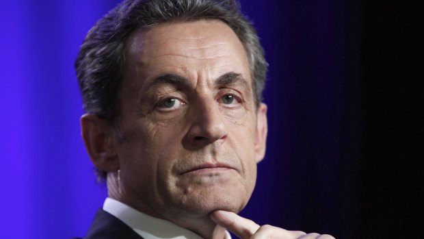 Former French President and conservative party UMP leader Nicolas Sarkozy.