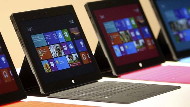 Disappointing start ... Microsoft's Surface tablet.